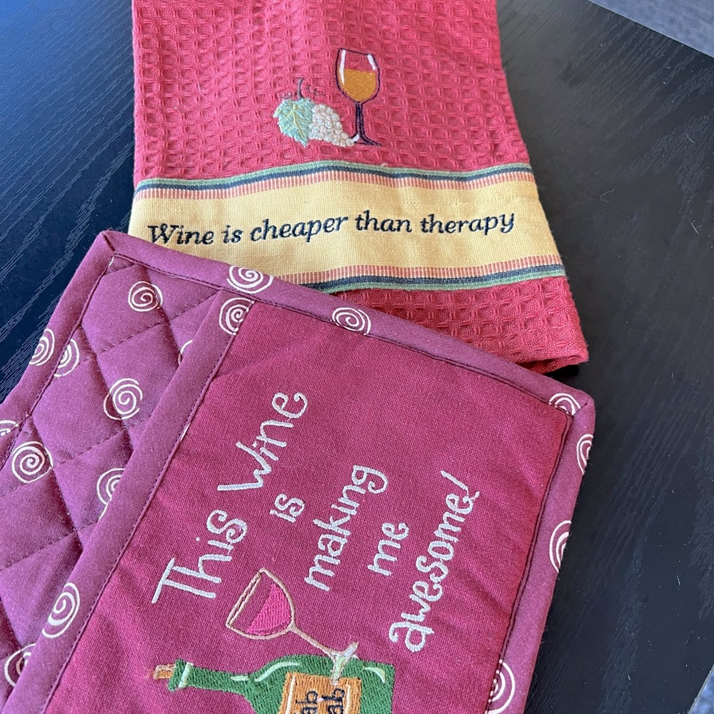 Pot Holder and Towel